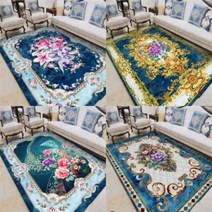 럭셔리 레트로 복고풍 사각 대형 페르시안 거실 러그 카페트 매트