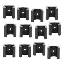 당구용품 빌리야드 악세사리 12pcs 큐 홀더 0.750.710.71inch 벽 교수형 막대 홀더 플라스틱 스틱 홀더 클립 액세서리 부품