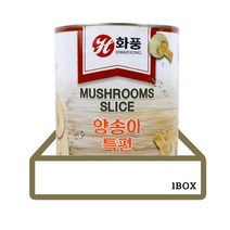 화풍 양송이 특편 2.8kg 6개 1박스 양송이 슬라이스