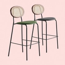 꼬모까사 [꼬모까사]페더 라탄 바체어 (2종색상), 블랙/65cm(절삭요청)