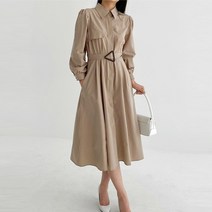 헤레이스 카라 바바리 원피스_YMSH23FW243