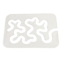 다기능 투명 퀼트 재봉 통치자 도구, 아크릴, 템플릿