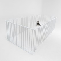 독톡 강아지 울타리 애견 펜스 알루미늄 높이 800mm 12PCS 애견카페 다견가정 강추, 코코아밀크, 알루미늄(단일색상)