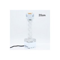 수냉쿨러 FREEZEMOD PC 물 냉각 MOD DDC 펌프 탱크 RGB 원피스 PWM T 저수지 4 미터 흐름 800L/H PUB-FS6MB, White_252mm