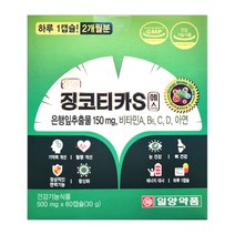 일양약품 징코티카S 에스 60캡슐(2개월) 은행잎추출물