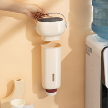 리빙공감 티타임 포켓 종이컵 디스펜서, 화이트