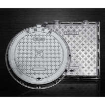정화조 덮개 빗물 튼튼한 공사 화격자 보수 수로관, 원형 φ500 500×600 하중 5톤