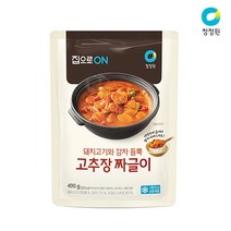 청정원 94)고추장짜글이400g x4개 (냉동), 단품
