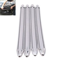 1.5M 자동차 스타일링 5D 카본 스포일러 DIY 수리 스포일러 BMW 도요타 혼다 기아 현대 오펠 마쓰다 범용, 은색 4개