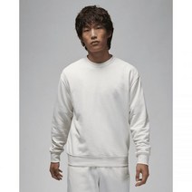 [국내매장정품] 조던 후디 에센셜 남성 루프백 플리스 크루넥 스웻셔츠 FQ1865-133 (트레이닝 후드티 남녀공용)