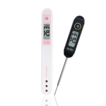 아쿠바 디지털 방수 중심온도계 CS-102 (화이트/블랙)클립선택, 화이트, 선택안함