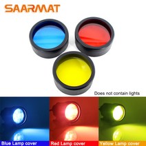 오토바이 스쿠터 바이크 부품 라이트 2pcs 헤드 옐로우레드블루 커버 플라스틱 diy, 협력사, 58mm 레드 2개
