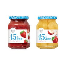 복음자리 45도 과일잼 사과 350g 2개, 복음자리 45도 과일잼 (사과350g 1개 + 딸기35