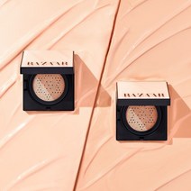 하퍼스 바자 코스메틱 아쿠아 스킨 핏 쿠션파운데이션 15g, 21호 아이보리