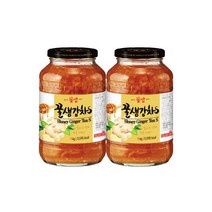 꽃샘 액상차 꿀모과차 1kg+허니레드자몽차 1kg, 꽃샘 액상차 꿀생강차S 1kg+1kg