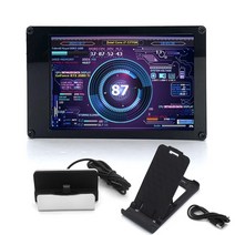 보조모니터 휴대용포터블 가성비 게이밍 모니터 미니 ITX 케이스 3.5 인치 IPS TYPE-C 보조 화면 CPU, 02 Package B