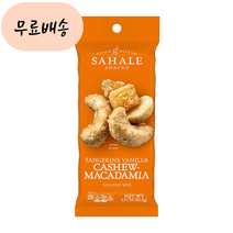사할리스낵 과일 & 아몬드 탠저린 바닐라 캐슈넛 42.5.g 사헬스낵, 42.5g, 1개