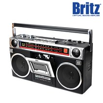 브리츠 BZ-BBX1 CD 카세트 블루투스 라디오 플레이어, 단품