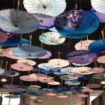 우산 양산 인테리어 천정 쇼핑몰 예술 미술 포토존, 중국 스타일 70cmㅡ1개, 1개