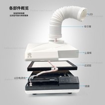 집진기 치과 실험실 집진기 장비 데스크탑 진공 청소기 흡입 기계 연마, 01 220V