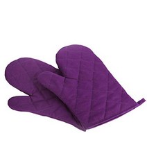 Nachvorn Oven Mitts Premium Heat Resistant Kitchen Gloves Cotton Polyester Quilted Oversized Mitte, 1