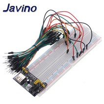 3.3V/5V MB102 브레드 보드 전원 모듈 + MB-102 830 포인트 솔더리스 프로토 타입 빵 보드 키트 + 65 유연, 06 MB-102 black KIT