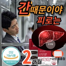 간에 좋은 영양제 식약청 인증 식약처 인정 30캡술 130mg 밀크씨슬 밀크시슬 실리마린 간 장 기능 개선 프리미엄 보호 피로회복제 피곤할때 남자 남성 여성 (알약통증정), 30캡슐x2박스
