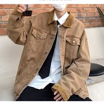 남성데님자켓 남성봄콤비자켓 베이지 골덴 데님