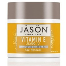 Jason Natural 에이지 리뉴얼 비타민 E 25 000IU 모이스처라이징 크림, 113g, 9개
