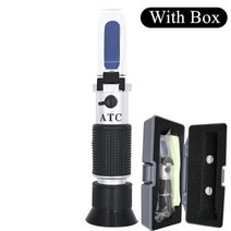 당도계 디지털 당도측정계 비파괴 차량 부동액 굴절계 글리콜 유리 물 배터리 유체 어는점 atc 자동차 우레아 농도 테스터 감지기, 상자 포함