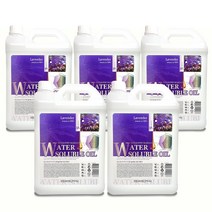 에스테소피 워터솔루블 수용성 마사지 오일 라벤더5L, 5개, 5000ml