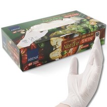 아베나 식품용 니트릴 위생 장갑 100매 DK550KF, M