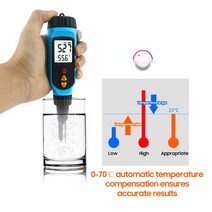 식품 가공용 스마트 센서 PH818M 미터. 2 in 1 용액 온도계. LCD 백 디지털, 한개옵션0