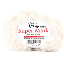 [어썸니트] 슈퍼밍크(super mink) / 겨울실 / 의류실 / 모자실 / 가방실 / 장갑실 / 털실 / 담실, 1