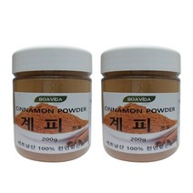 계피 시나몬 100% 분말 가루 200g 2통, 단품, 단품