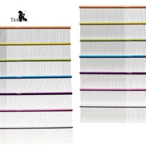 TAA 콤 애견미용 빗 비숑 강아지미용 브러쉬 19 22cm, 1개, PT-19(오렌지) 19cm
