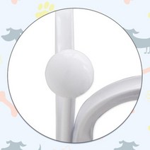 야외 실내 난로 장작 스토브 철망 파티션 펜스 울타리 철제 케이지 휀스 히터 화상 방지 보호 안전 가드 바리게이트, 4개 1도어 폭 40 x 높이 50, 화이트