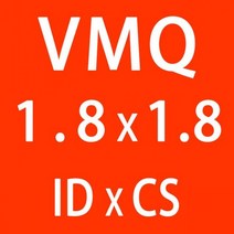 오링 o-ring 10 개/몫 실리콘 링 실리콘/VMQ O 1.8mm 두께 ID1.8/2/2.24/2.5/2.8/3. 75/4mm 고무 O-링 씰 가스켓, ID1.8mm