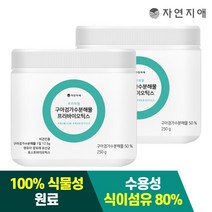 자연지애 프리미엄 구아검가수분해물 프리바이오틱스 유산균, 2개, 250g