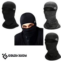 위너리스 UPF50+ 자외선 차단 쿨 바라클라바 여름복면, XTJ09 Cool바라클라바(다크블랙)