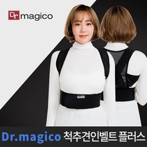 조화e 착용만해도 곧은 자세 가능 척추견인벨트플러스 체형교정 자세교정 복대 허리보호대, 1개