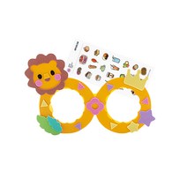 레디코 EVA 안경 만들기 세트 유아 미술 재료 어린이 diy 촉감 말랑말랑 촉각 교구 어린이집 유치원 꾸미기 키트, EVA안경:사자 ＋ 사은품 증정