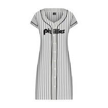 AMR Exclusive 여성 필라델피아 필리스 MLB 야구저지 Tailgate 원피스 드레스