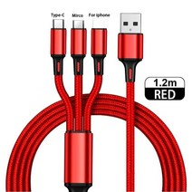 5A 3 1 과급 케이블 마이크로 USB 유형 C 빠른 충전기 데이터 14 13 삼성 Xiaomi 화웨이, 01 2 pcs