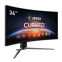 MSI 34인치 커브드 게이밍 모니터 MPG 아르테미스 343CQR 1000R 165Hz UWQHD HDR 400 / sy