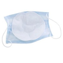 마스크 리필 필터 100개입 일회용 마스크 패드 리필 교체용 방수 방진 개별포장, 100장, 1묶음