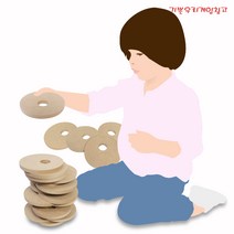 기쁜우리게임창고 탑쌓기 원형 20개 칩쌓기 체육대회 명랑운동회 게임 용품