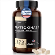 Zenavea 낫토 키나아제 2000FU x 270 캡슐, 1개, 기본