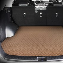 GMZ 불카누스 트렁크매트_새들브라운 색상, 현대_싼타페 DM 7인승