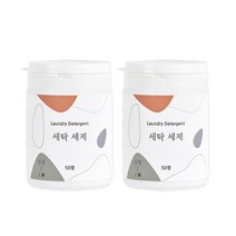 살림소 정성담은 세탁세제 캡슐세제 고체형, 2개, 50정